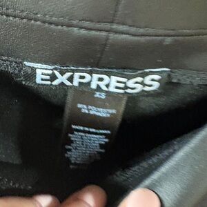 Express Sleek Black Outerwear